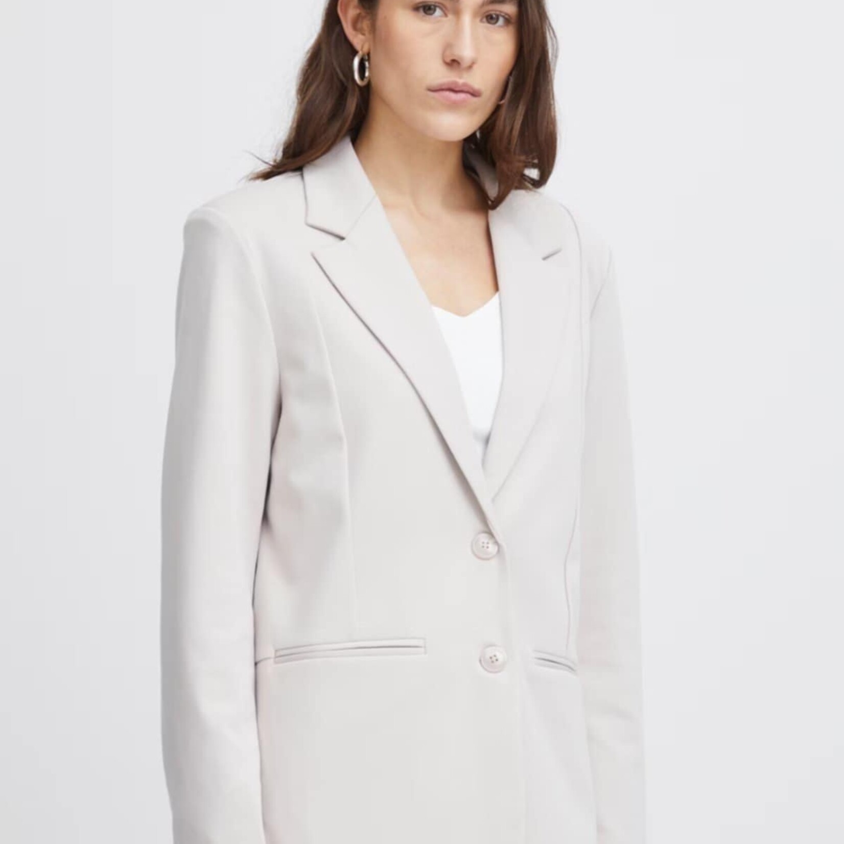 Ichi Veston Kate Oversize - Opal Gray