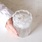 moi d'abord Verre fleur - Clair