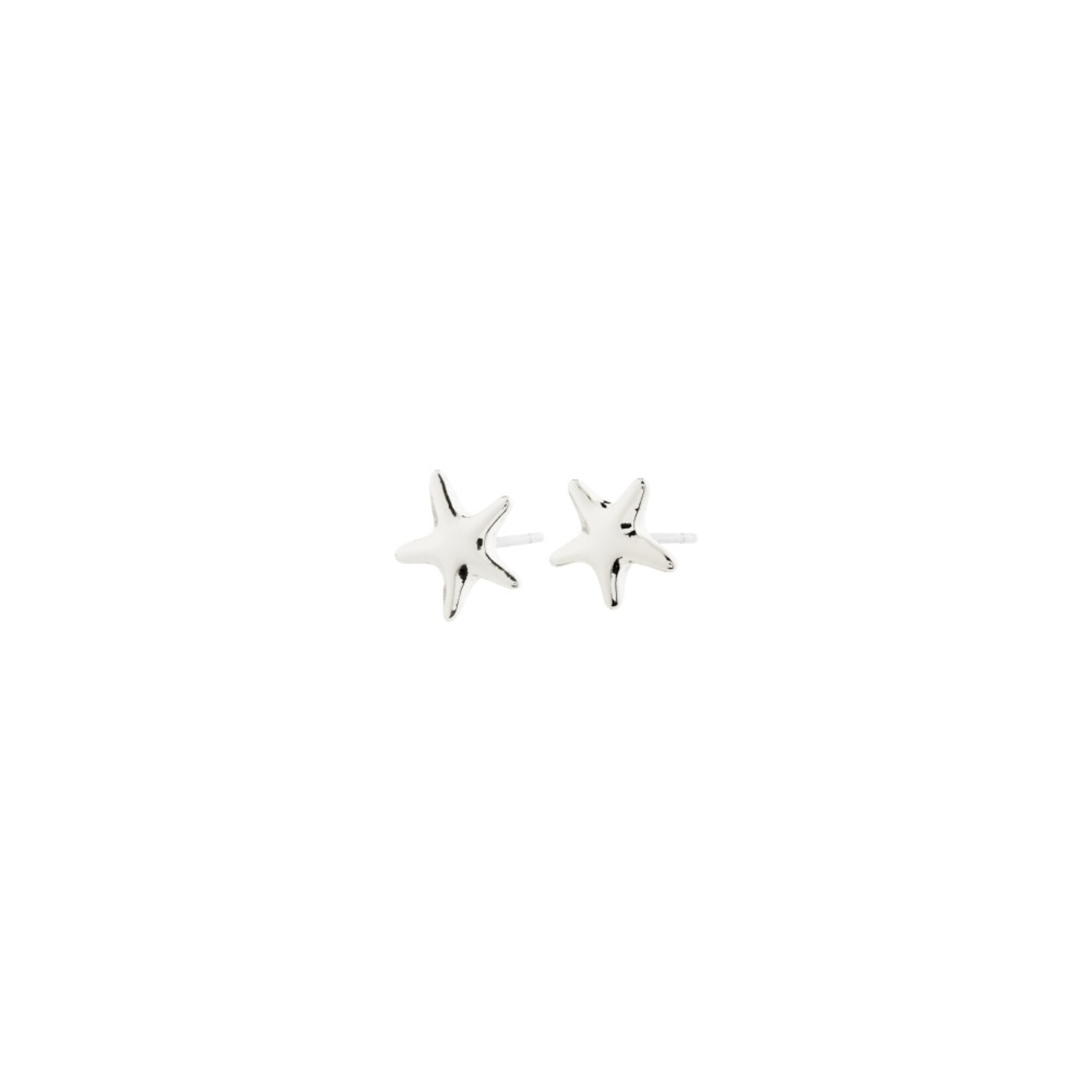 Pilgrim Andr Boucle d'oreille Recyclé - Silver Plated