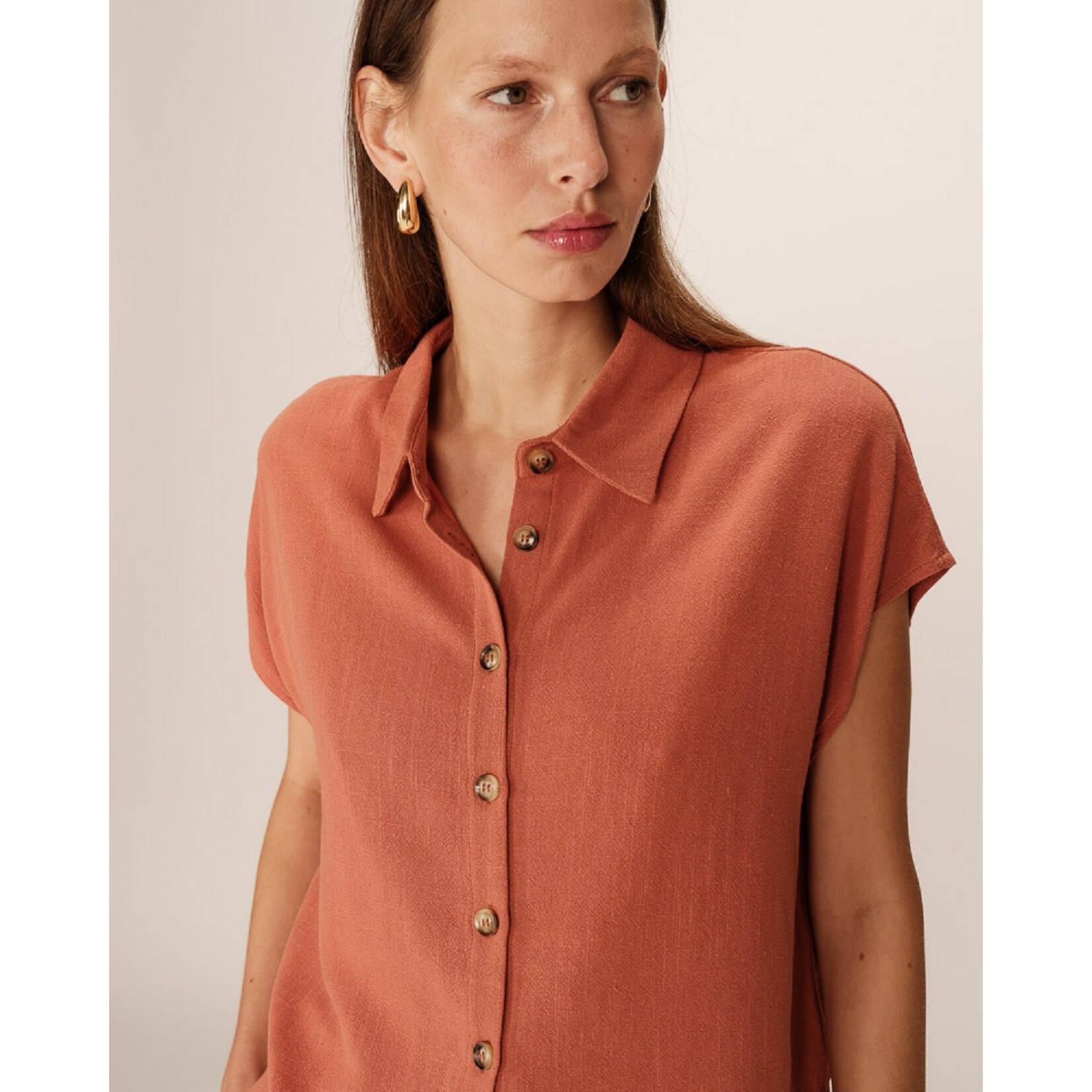 Grace & Mila Top Perez 13104 - Terracotta