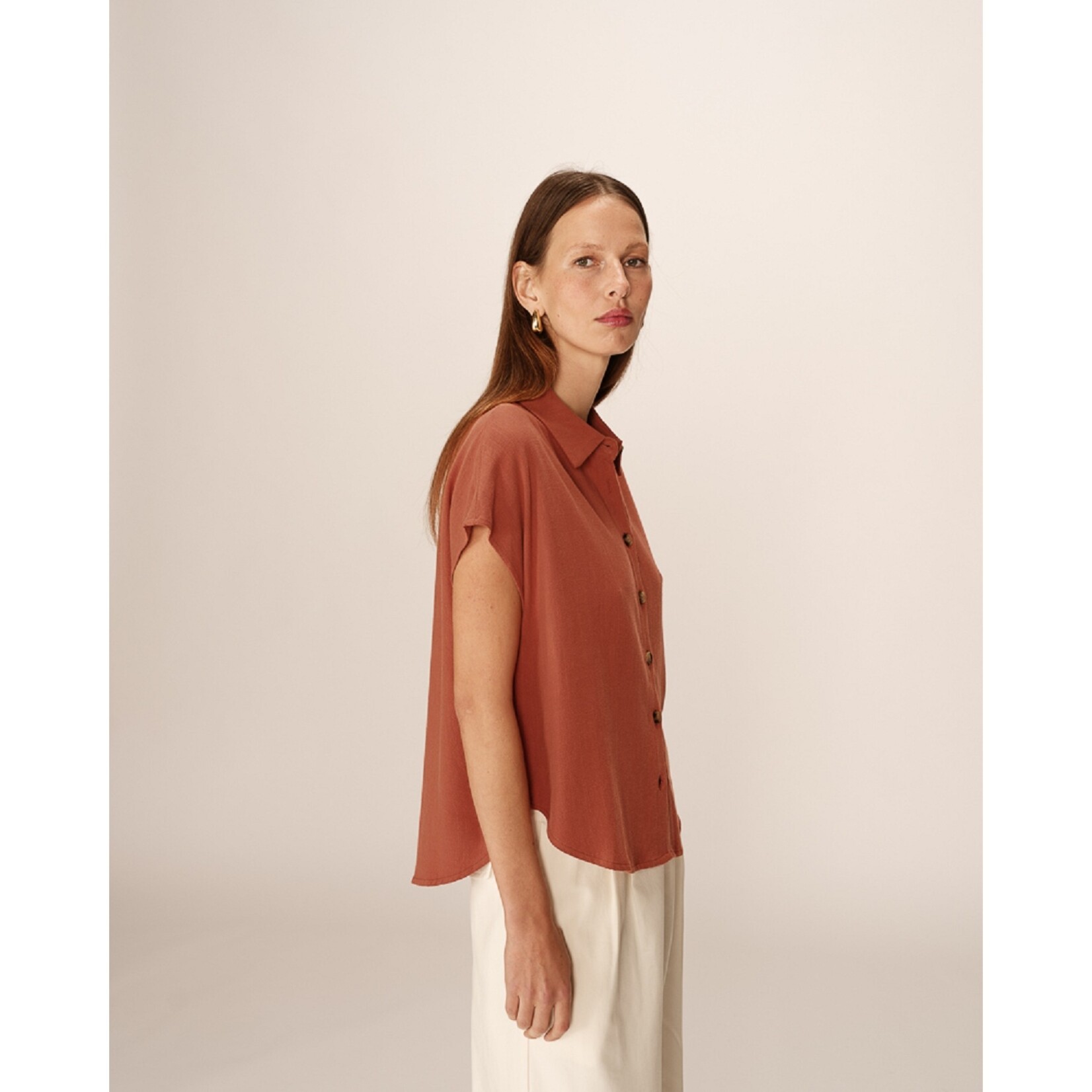 Grace & Mila Top Perez 13104 - Terracotta