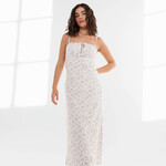 Daily Story Madeline robe - Blue floral
