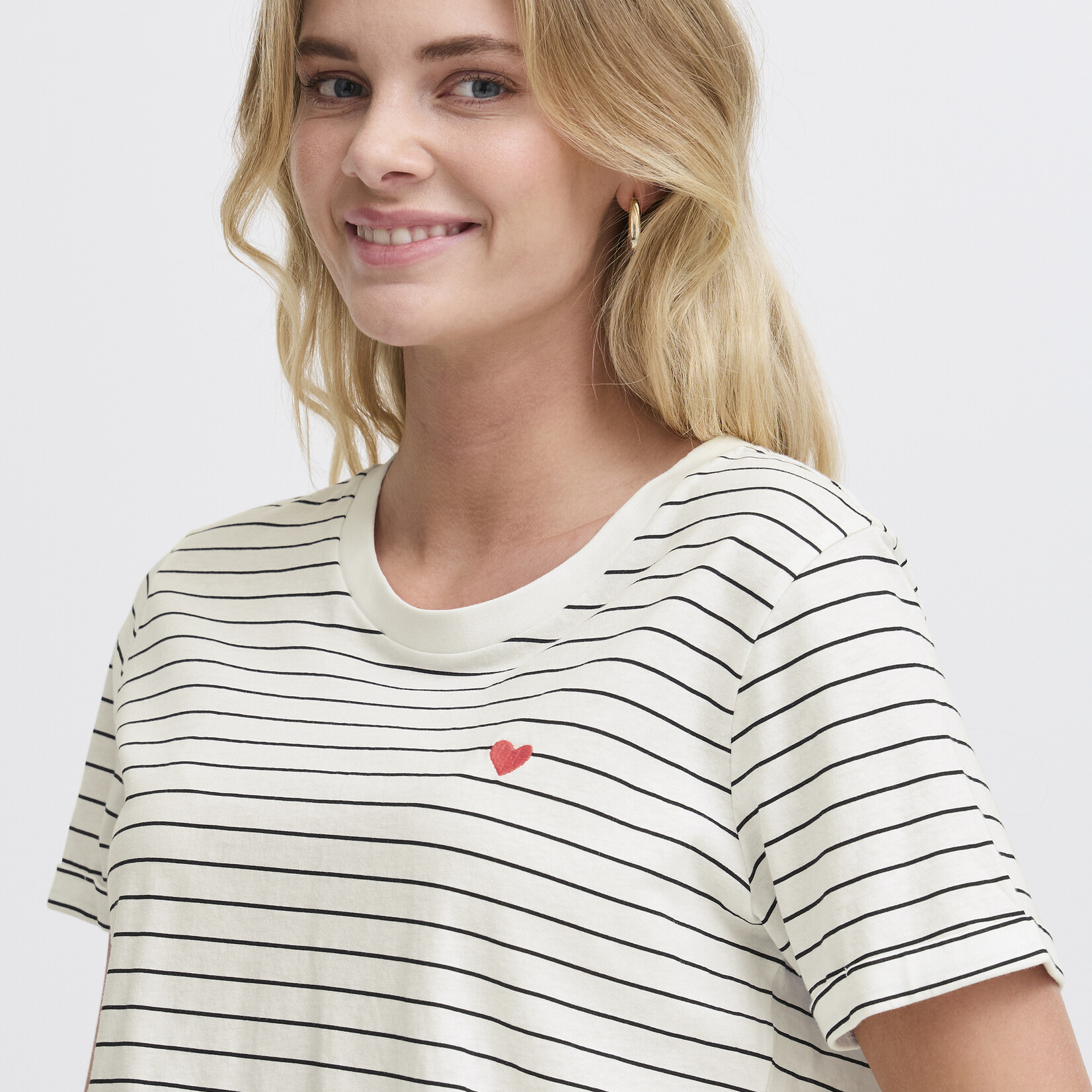 Fransa T-Shirt Amora - Blanc