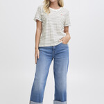 Fransa T-Shirt Amora - Blanc