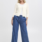 Fransa Cardigan Lora - Whisper White