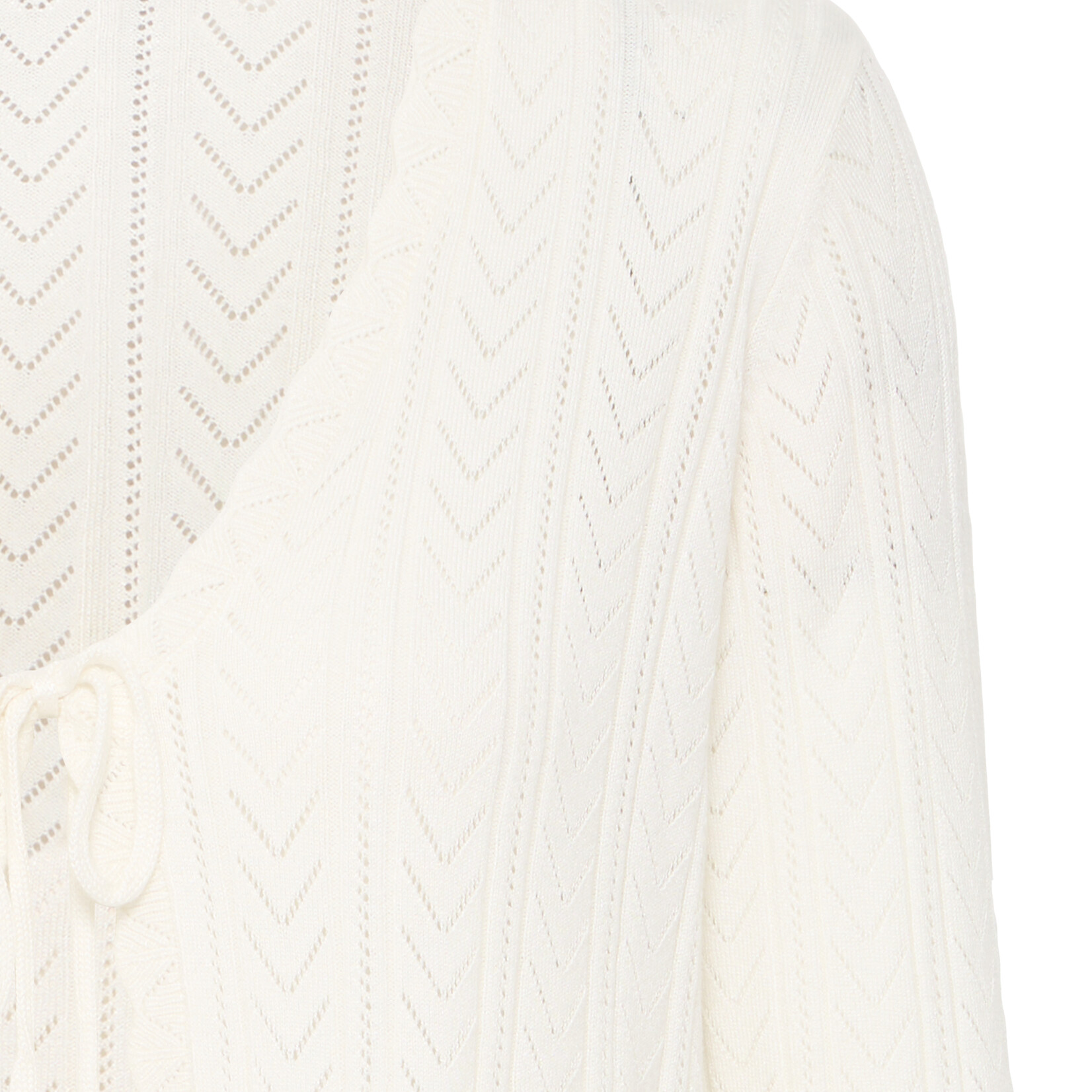 Fransa Cardigan Lora - Whisper White