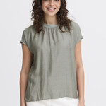 Fransa Blouse Ariana - Agave Green