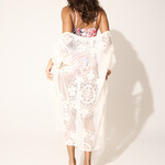 Ichi Cache-maillot Abree avec Broderie - Cloud Dancer