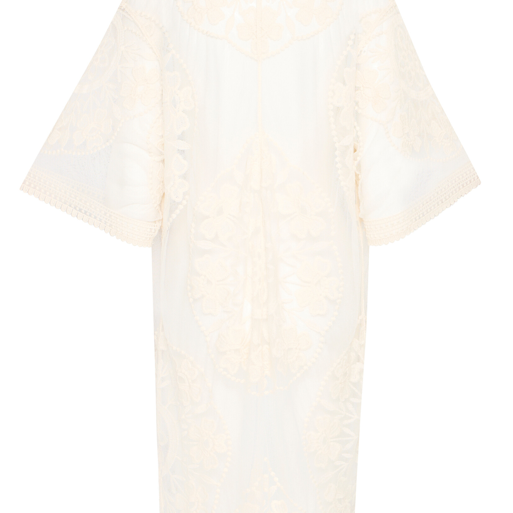 Ichi Cache-maillot Abree avec Broderie - Cloud Dancer