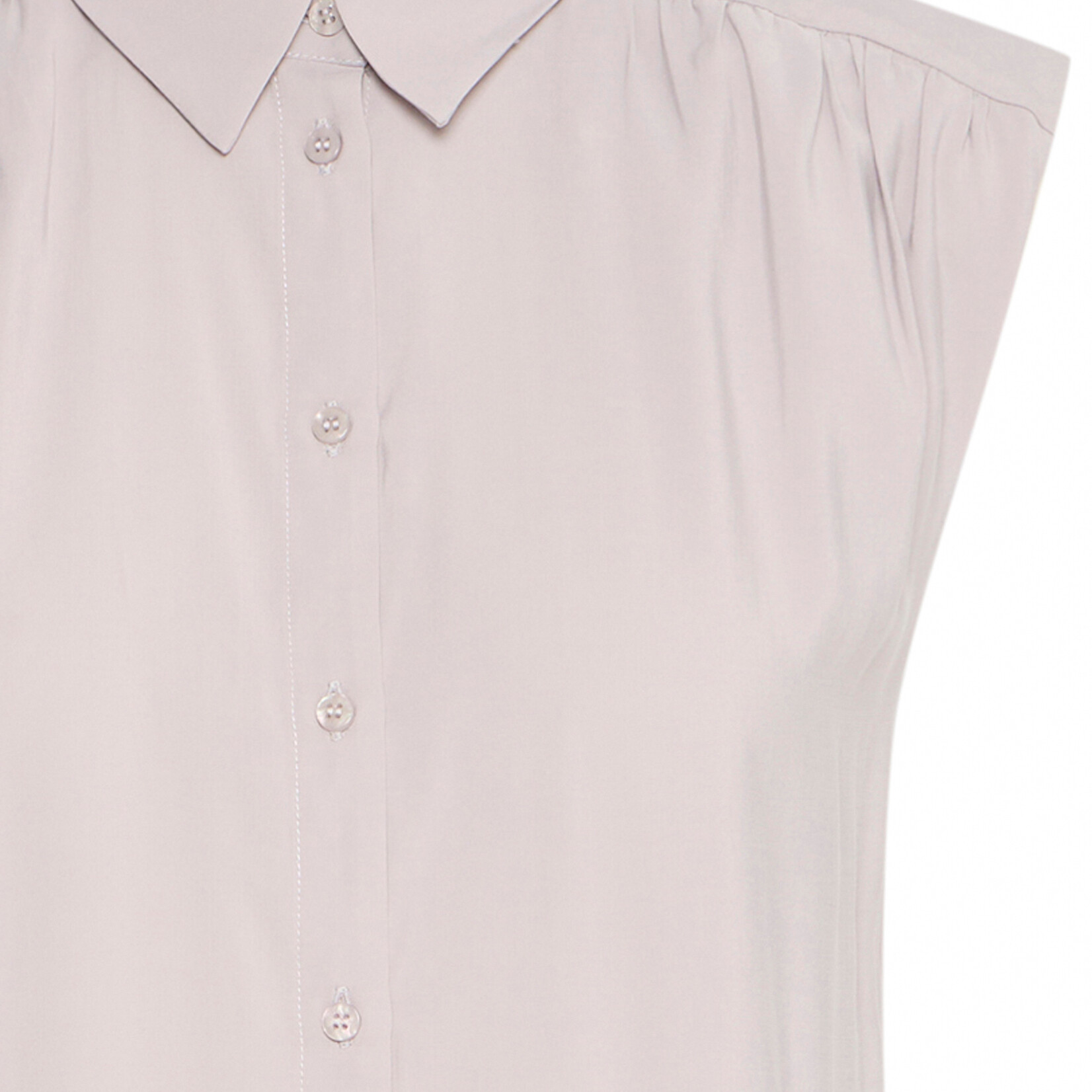 Ichi Robe Cinoma Col Chemise - Opal Gray