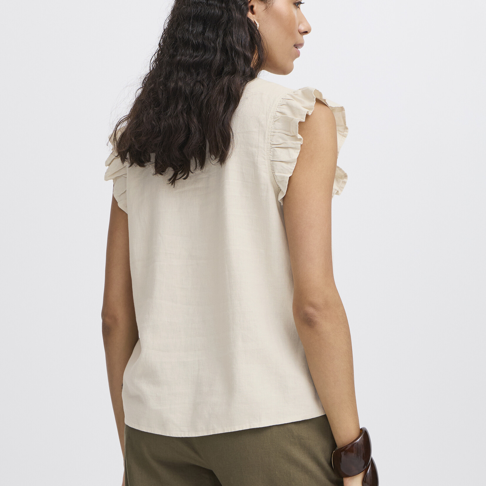 b.young Blouse à Volant Falakka - Rainy
