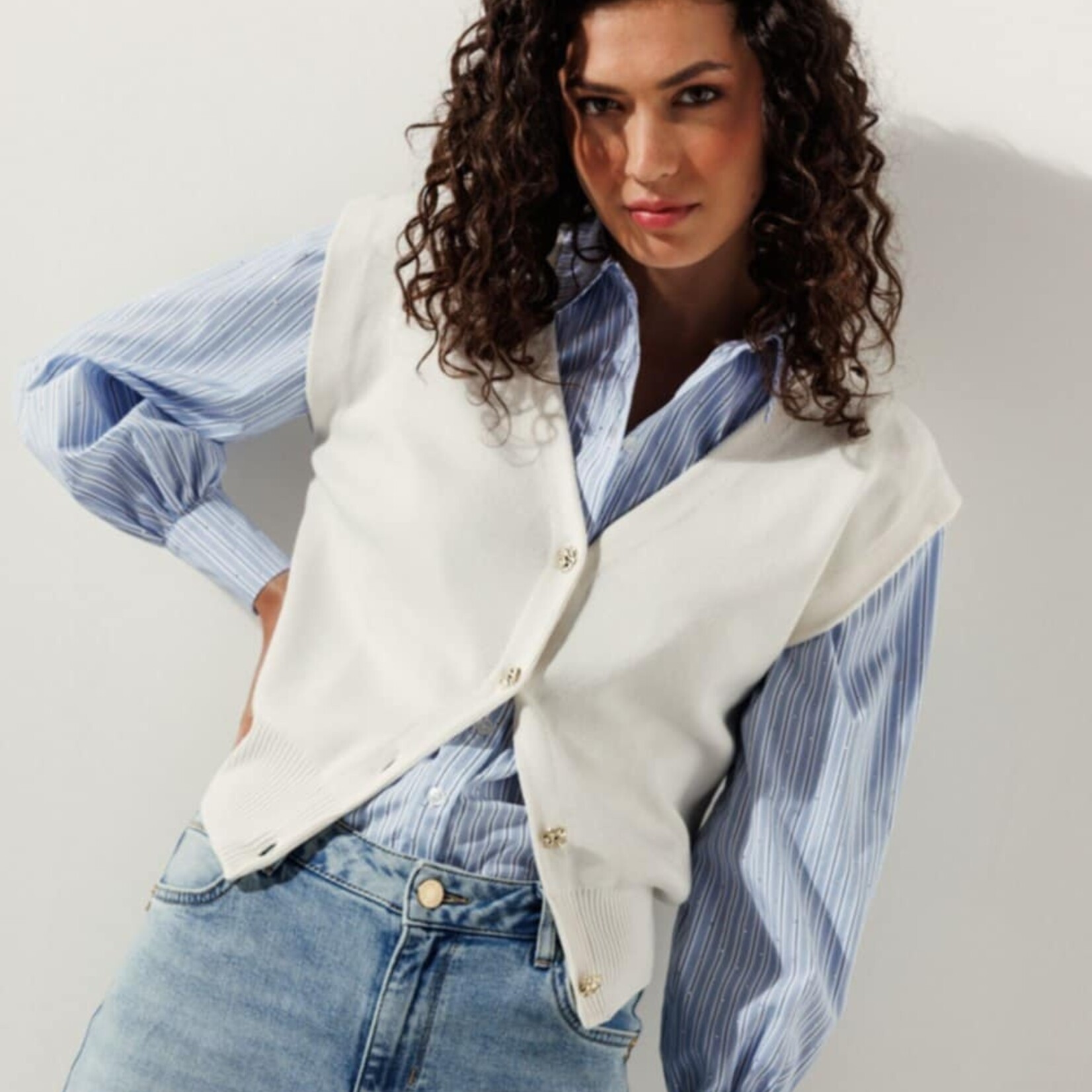 Tramontana Blouse Fancy - Striped