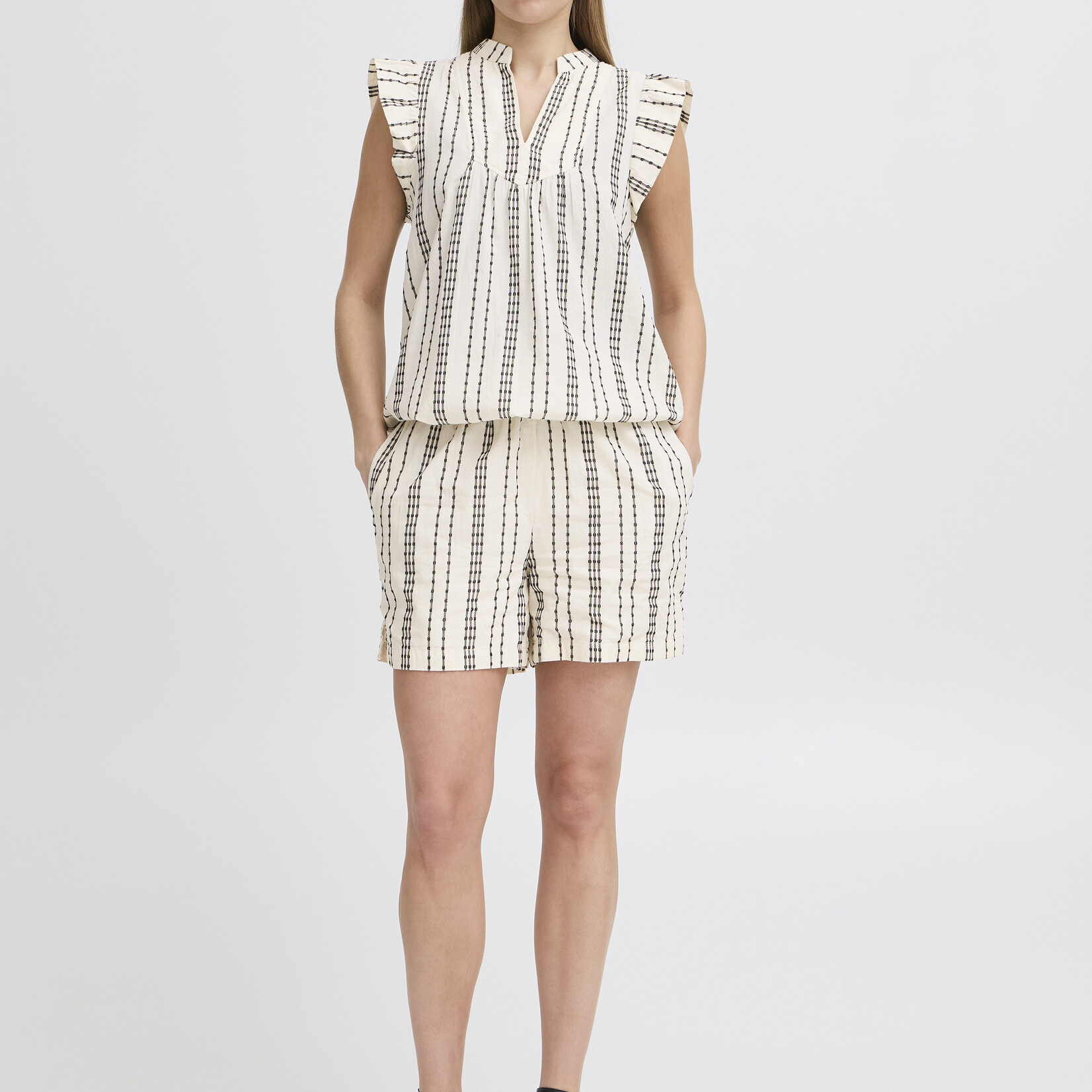Ichi Short Josine - Birch/Black