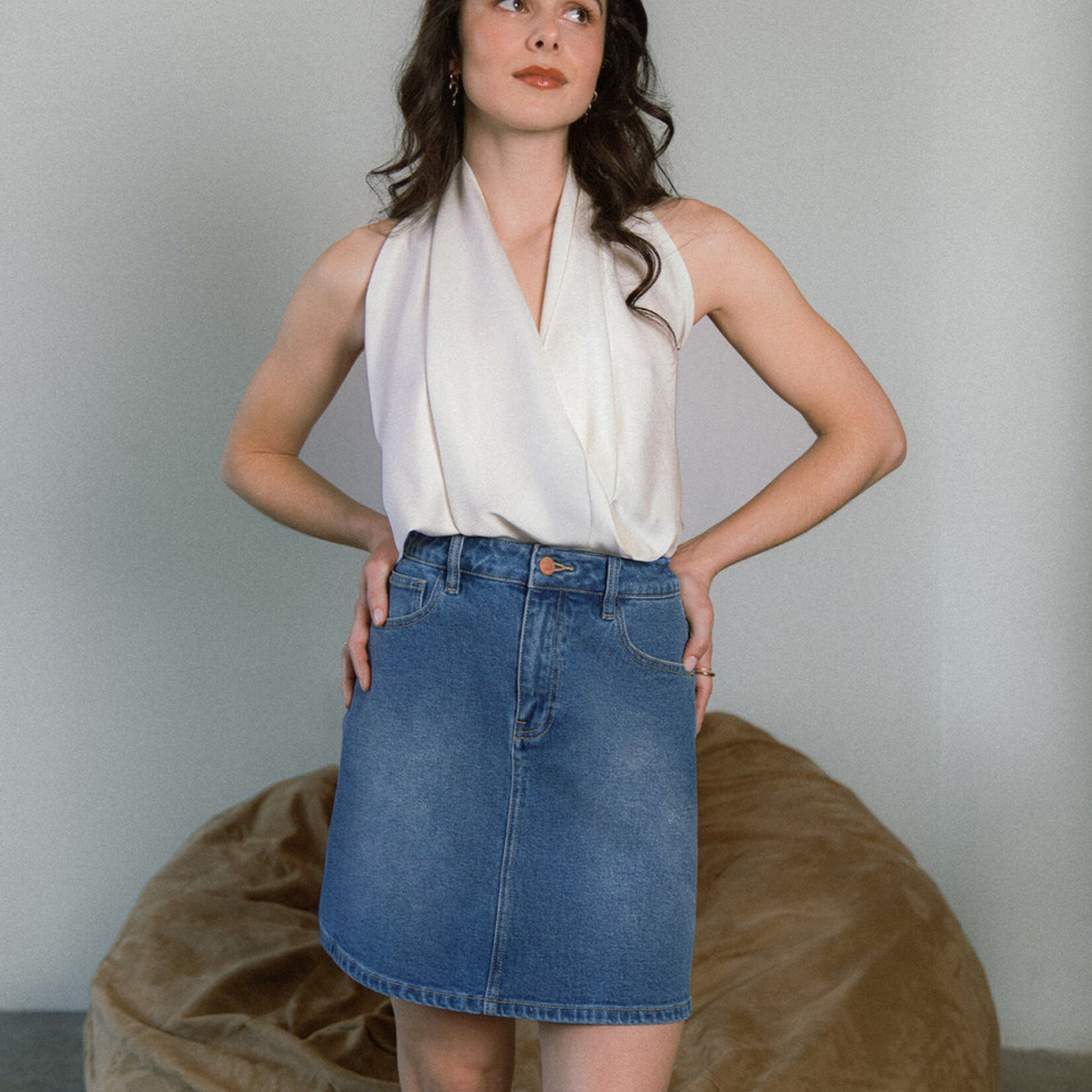 Jupe Forget-Me-Not - Denim