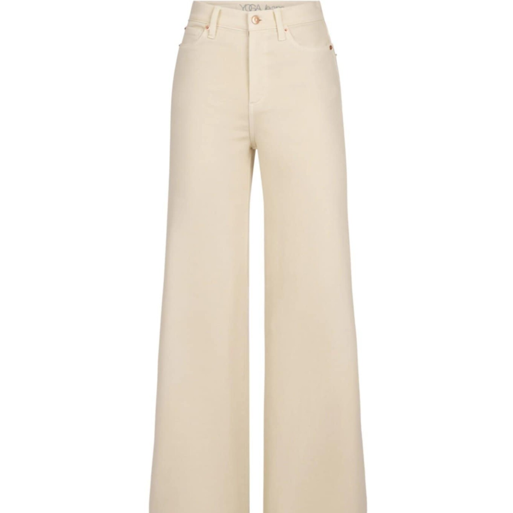Jeans Braided Basket jambe large - Beige