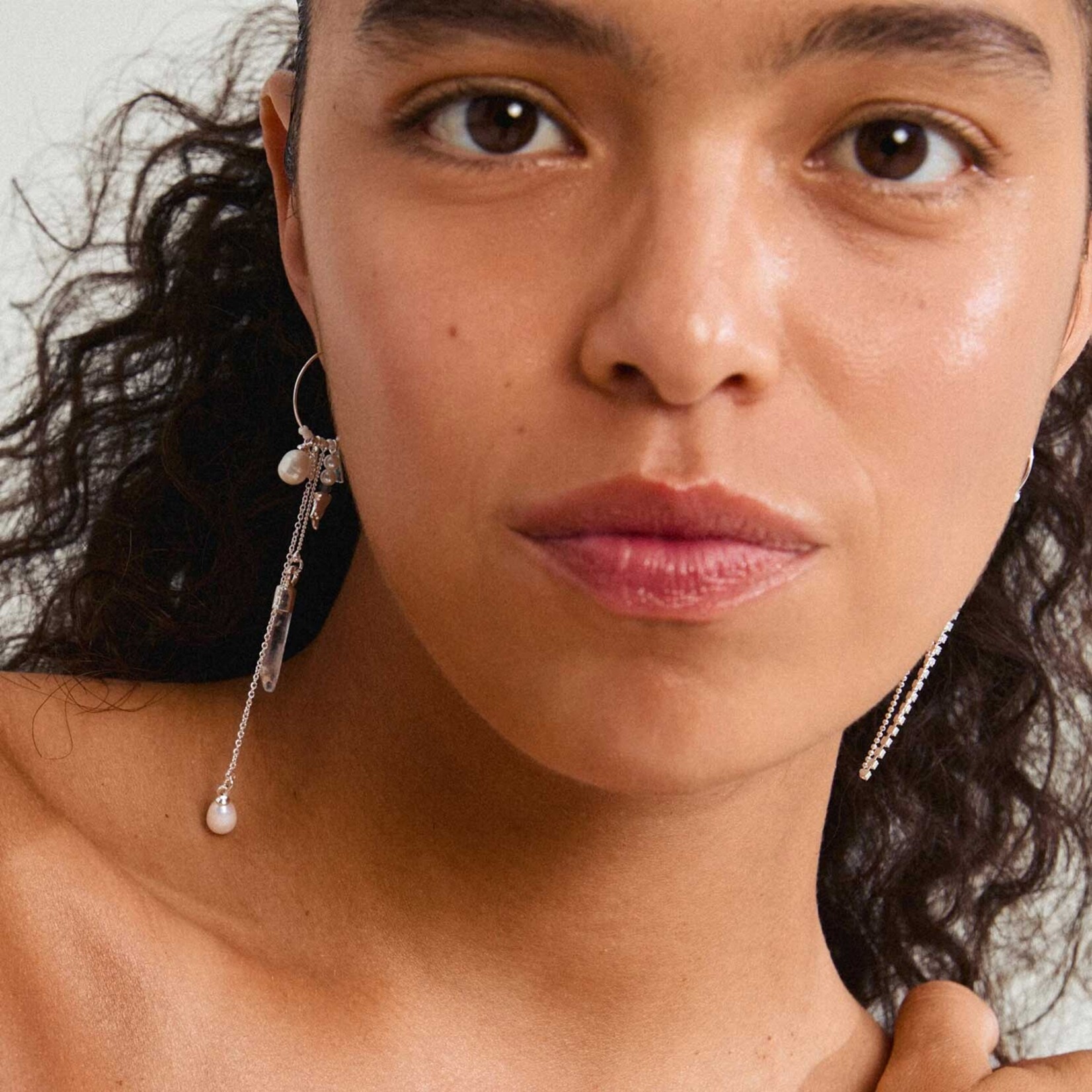 Pilgrim Starlight Boucle d'oreille Recyclé - Silver Plated