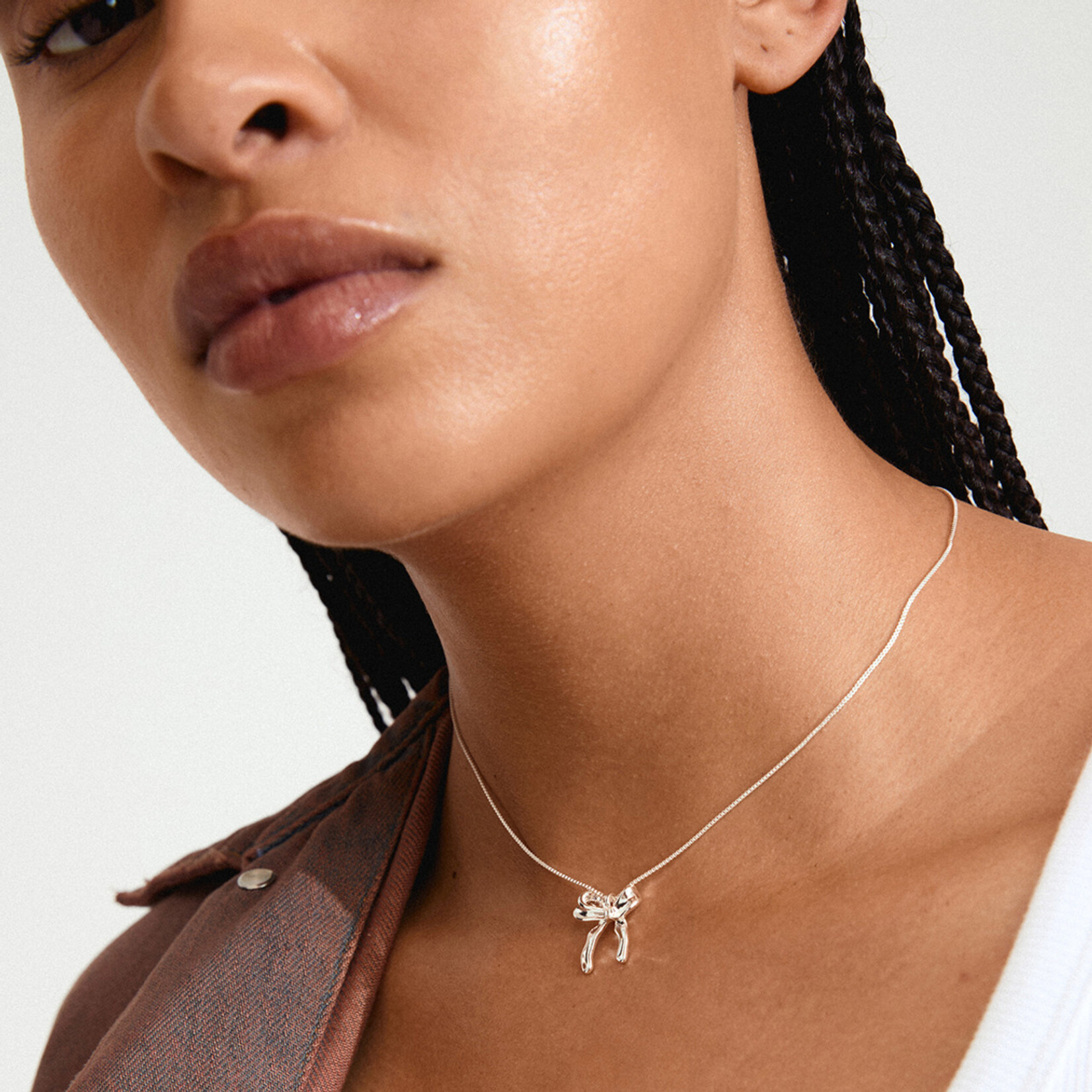 Pilgrim Cassian Collier Recyclé - Silver Plated