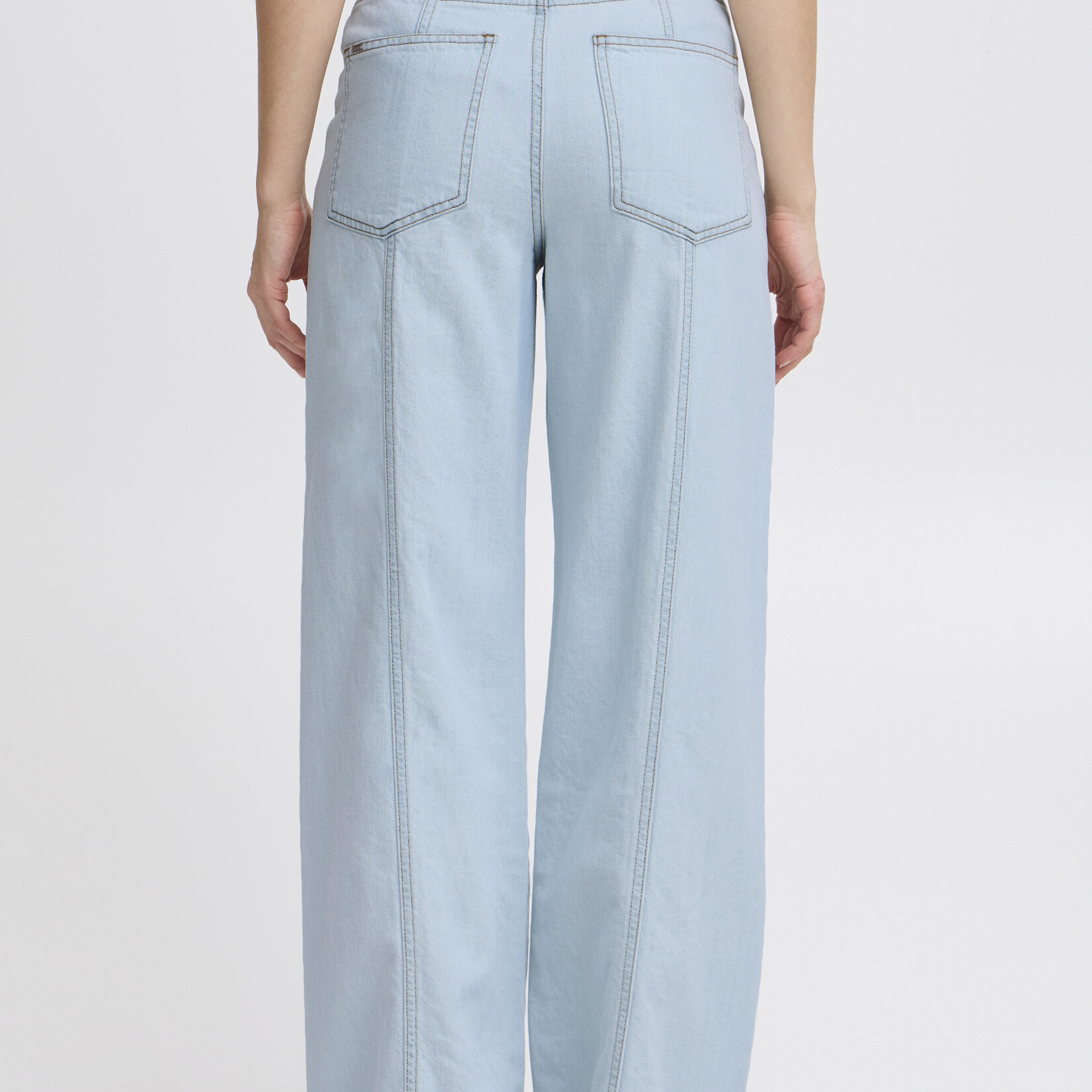 b.young Jeans Patte Large Lonia - Light Blue