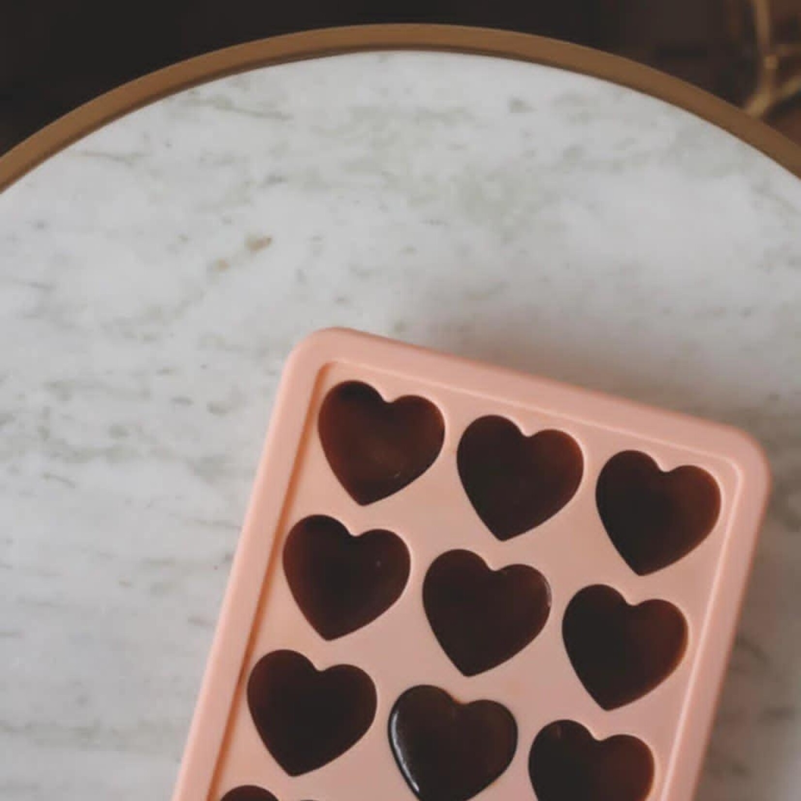 moi d'abord Moule à glaçons en coeurs