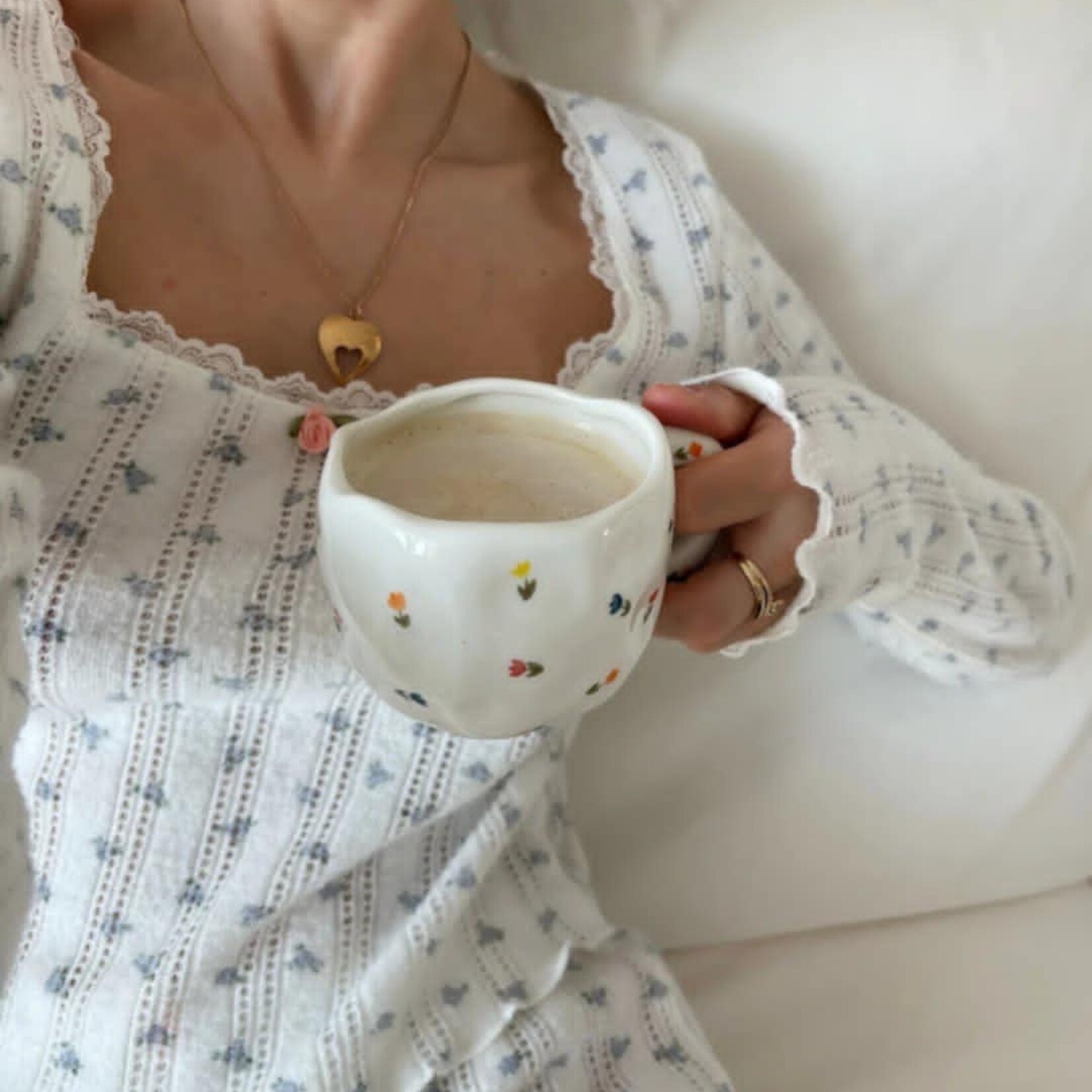 moi d'abord Tasse Tulipes Colorées