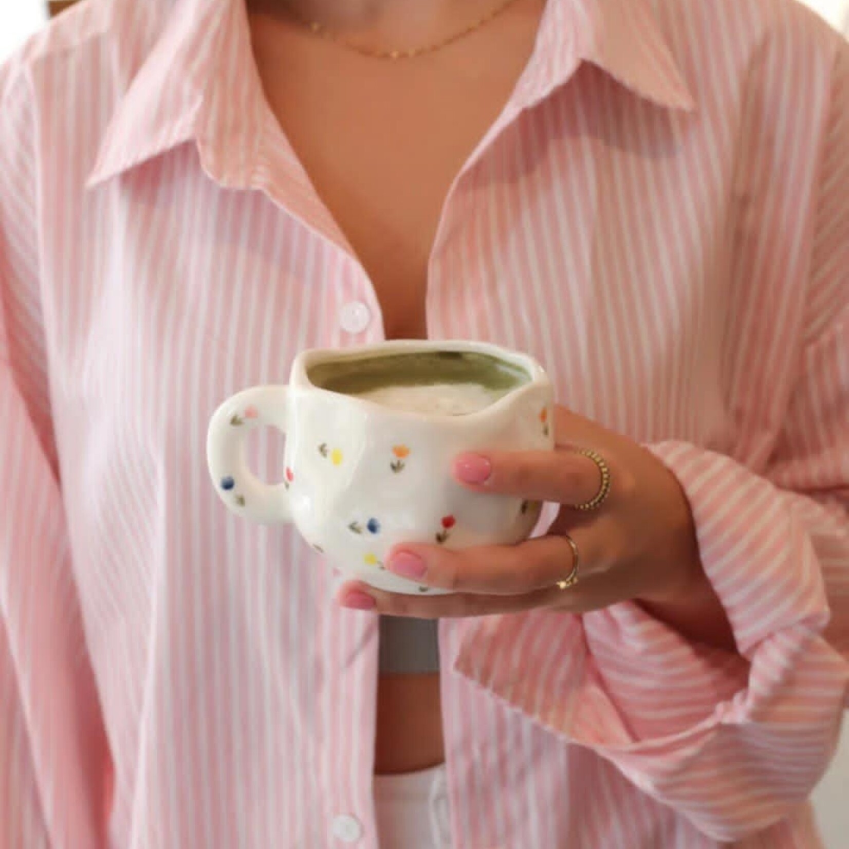 moi d'abord Tasse Tulipes Colorées