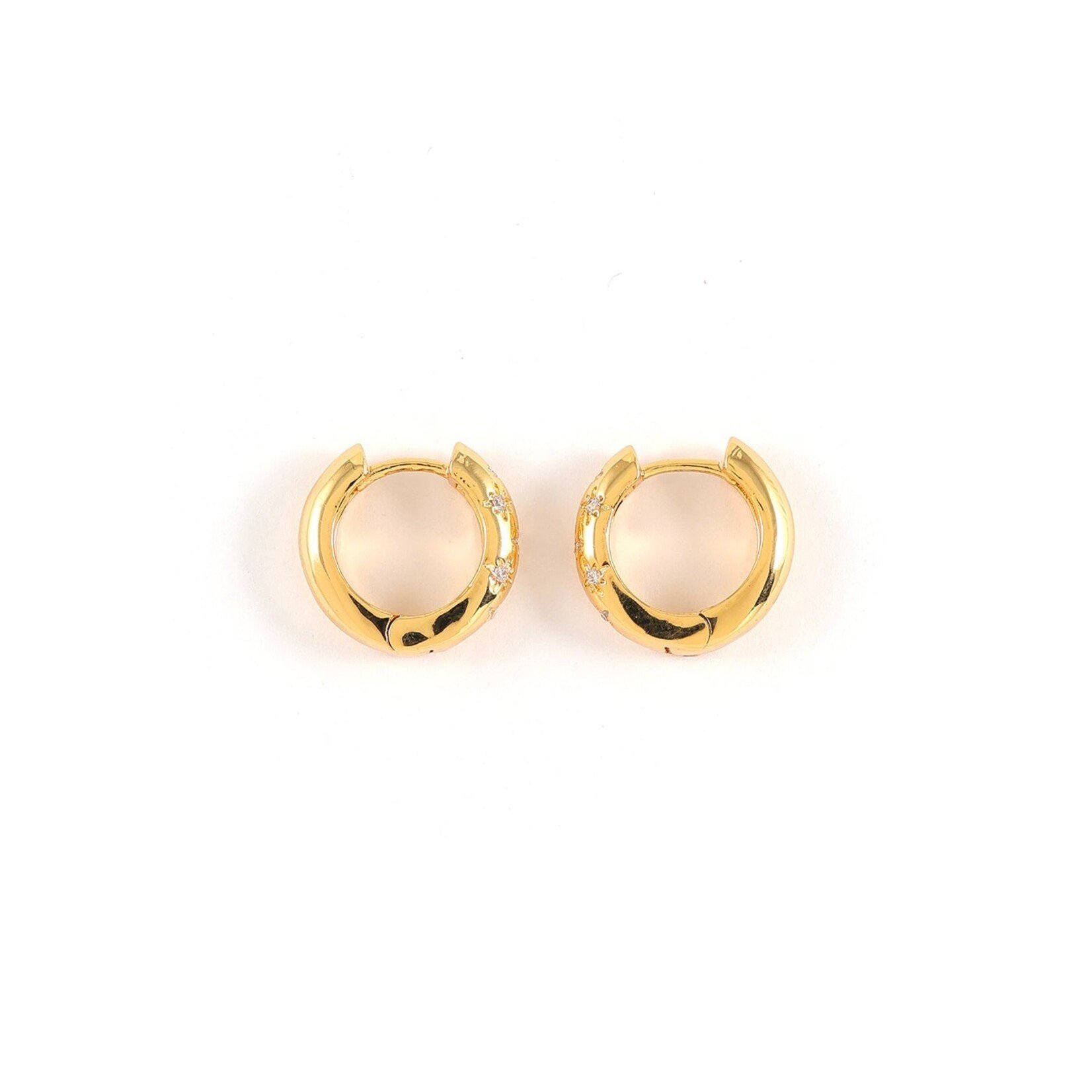 Welldunn jewelry Boucles d`oreilles Starloop - Gold