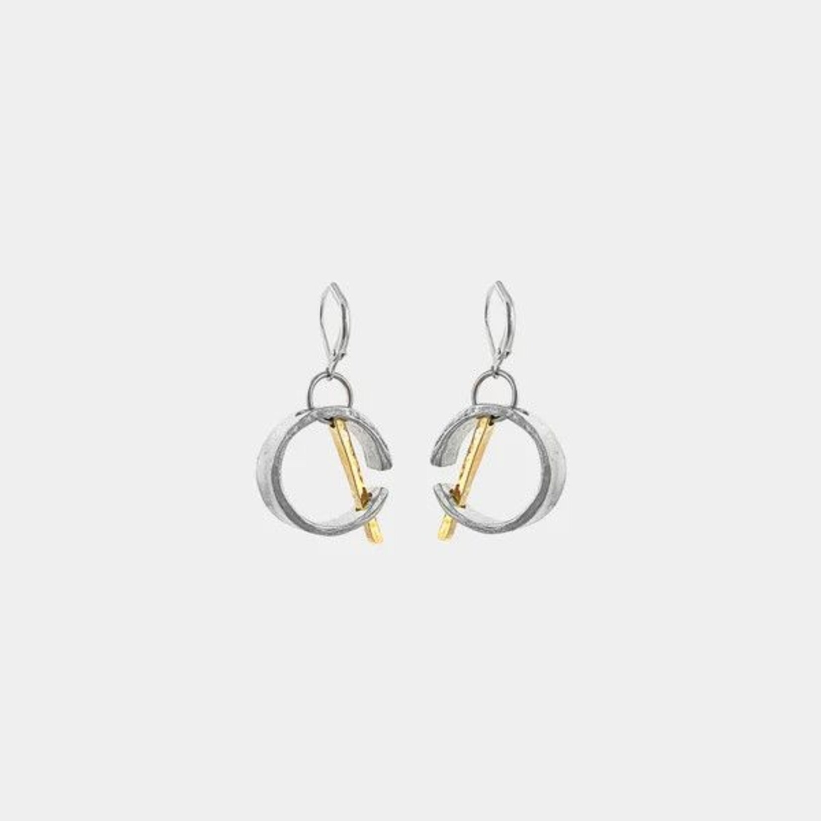 Boucle d'oreille Nabila - Deux Tons