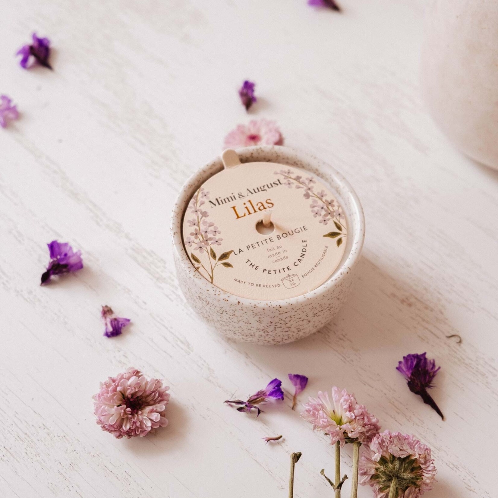 Mimi & August Lilac Bougie Réutilisable - 3oz