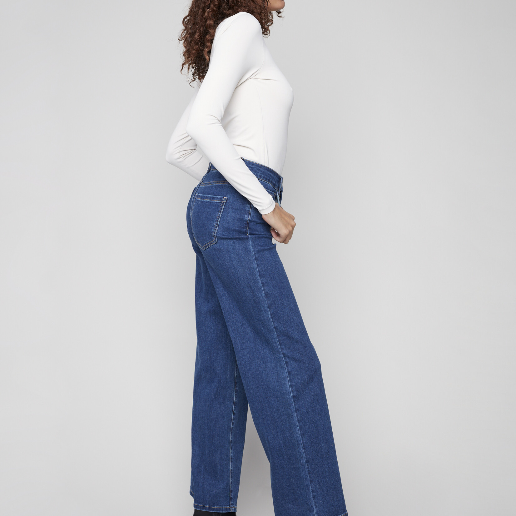 Charlie B Jean à jambe large - Indigo