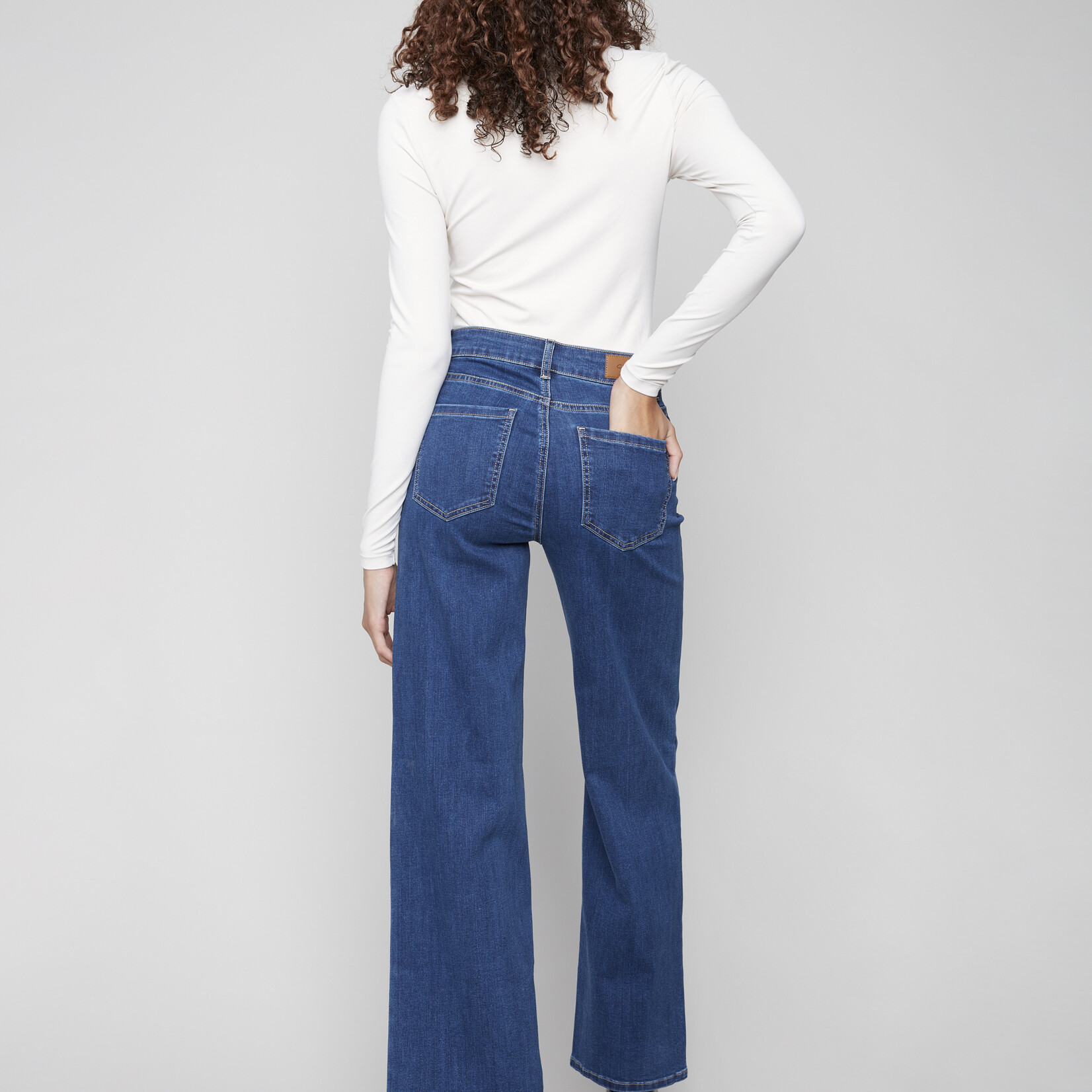 Charlie B Jean à jambe large - Indigo