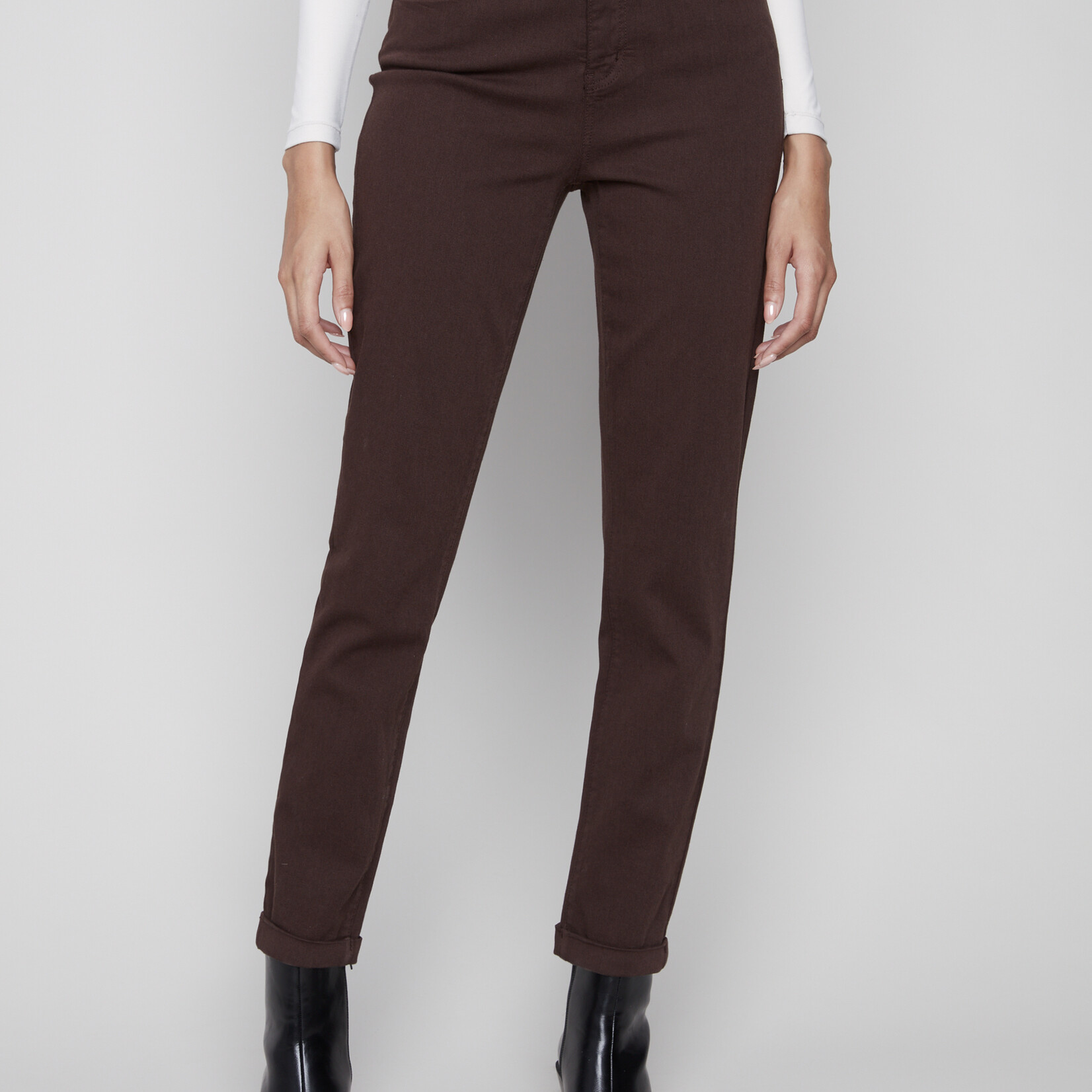 Charlie B Pantalon twill - Moka