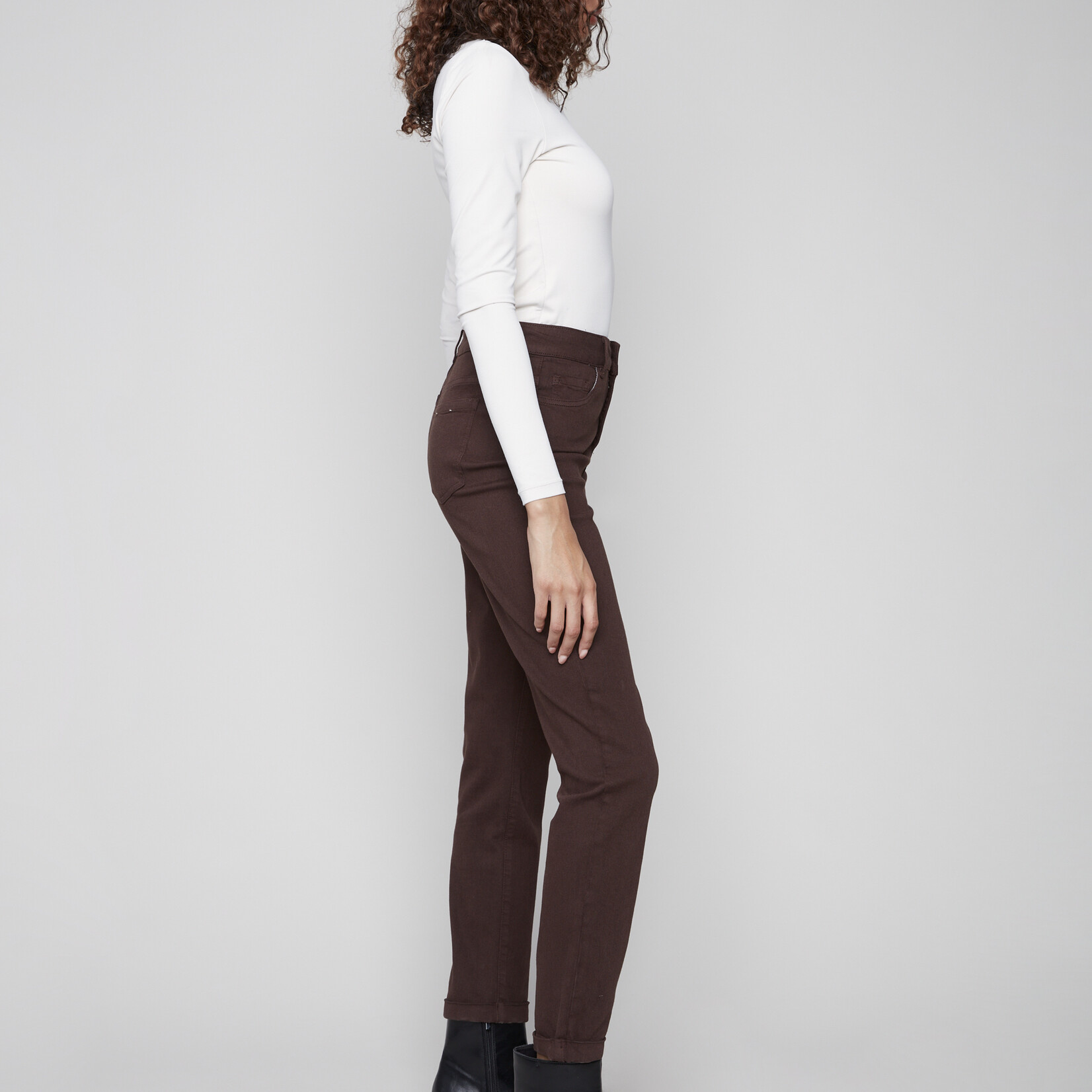 Charlie B Pantalon twill - Moka