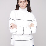 Charlie B Sweater col haut - Ecru