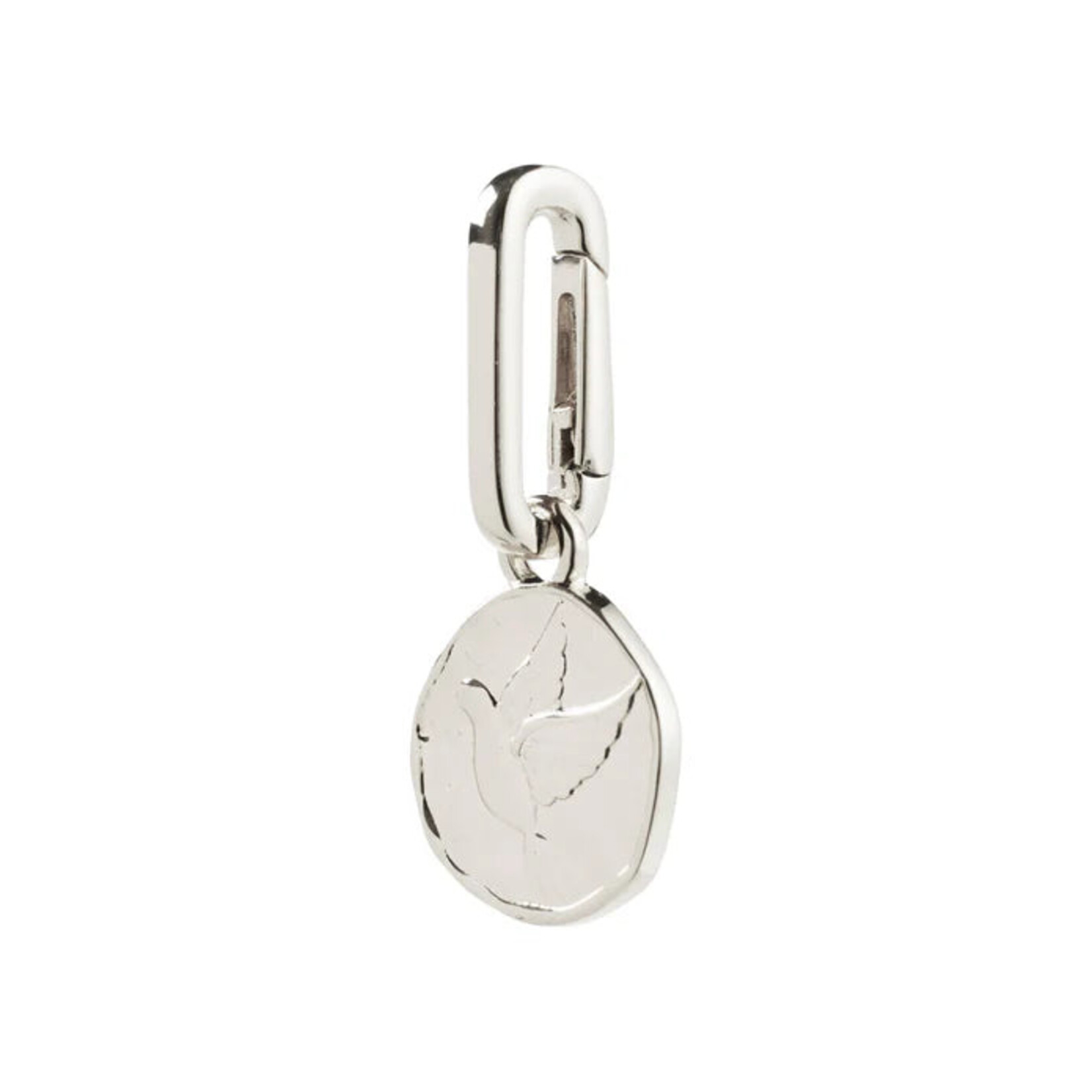 Pilgrim Charm Colombe de la Paix Recyclé - Silver Plated
