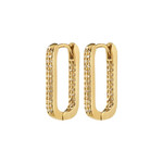 Pilgrim Phase Boucles D'oreilles Recyclé - Gold Plated