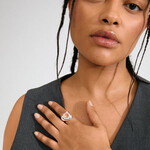 Pilgrim Free Bague Recyclé - Silver Plated