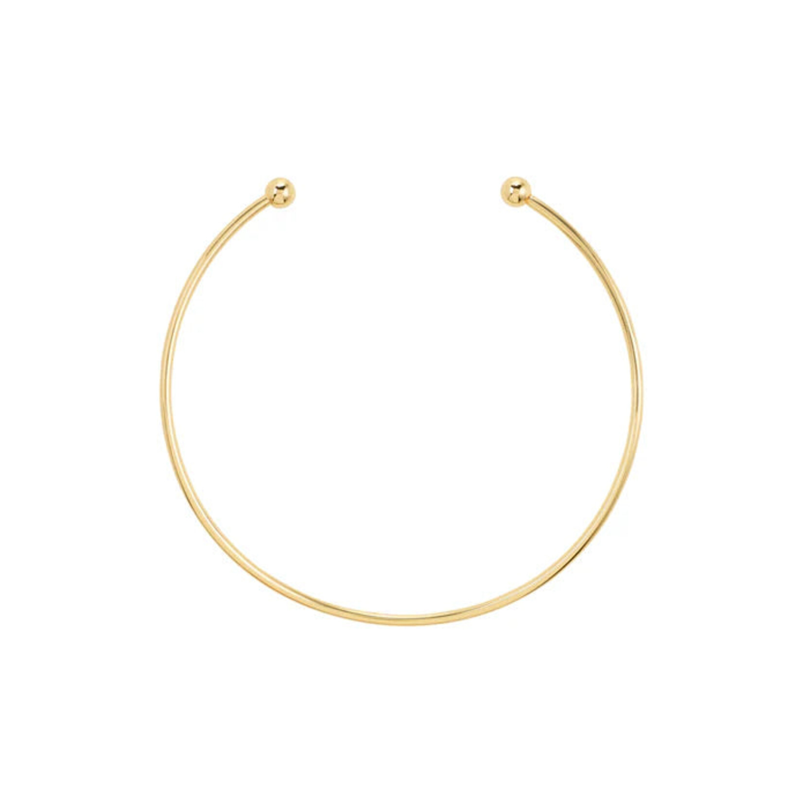 Pilgrim Collier Choker Recyclé - Gold Plated