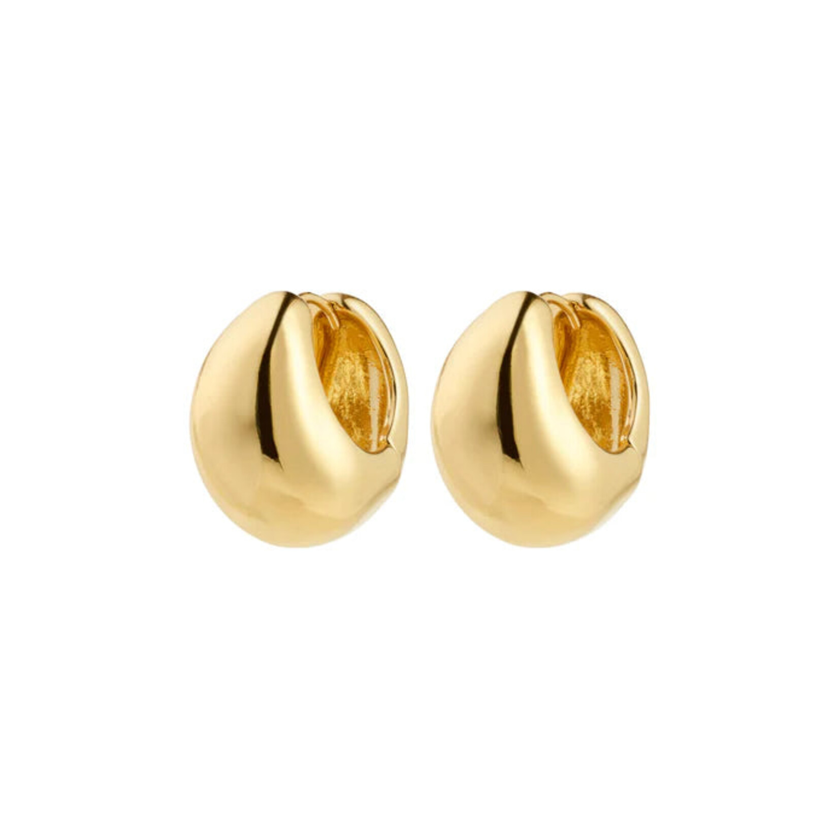 Pilgrim Free Boucles D'oreilles Recyclé - Gold Plated