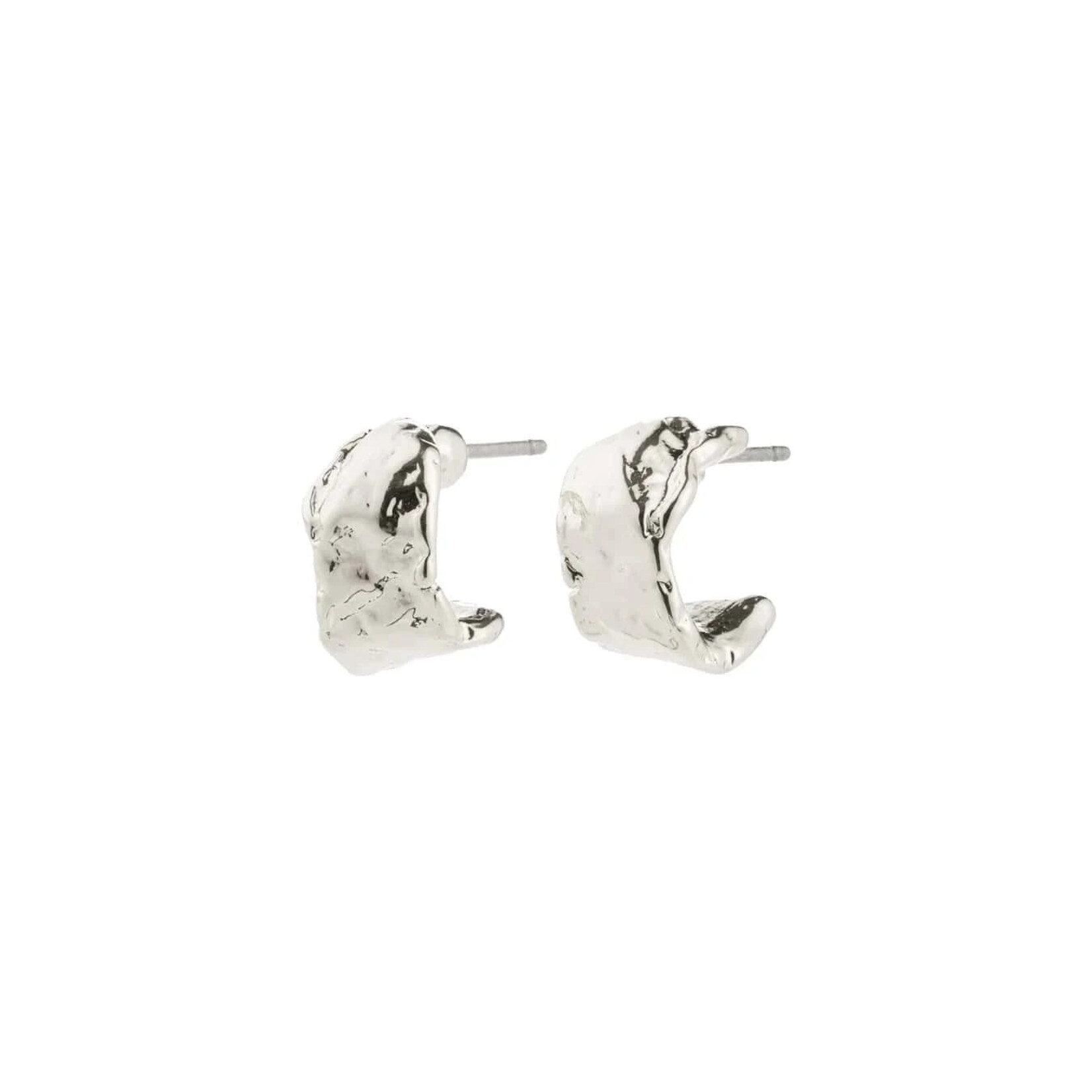 Pilgrim Instant Boucles D'oreilles Recyclé - Silver Plated