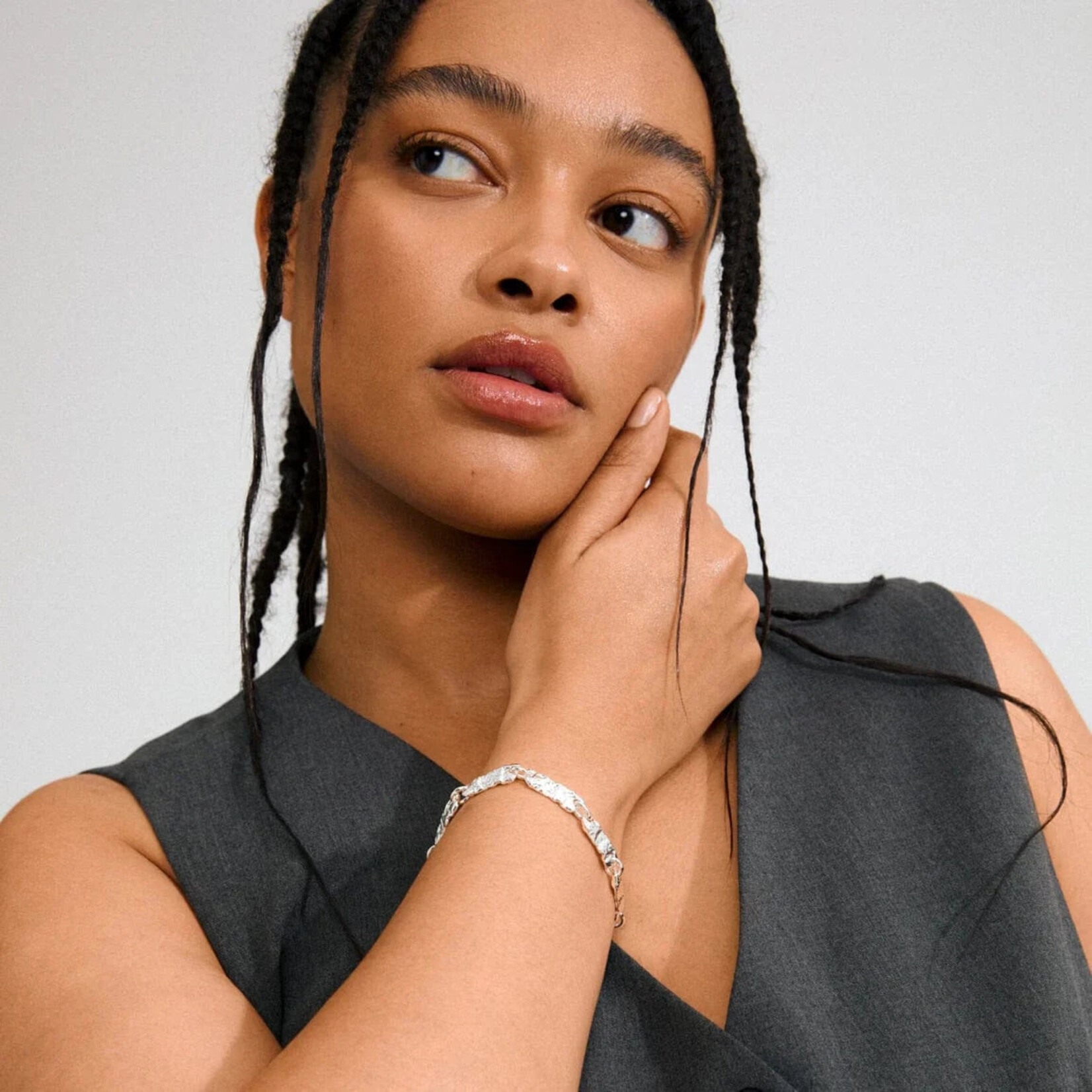 Pilgrim Instant Bracelet Recyclé - Silver Plated