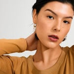 Pilgrim Jasper Boucles D'oreilles Recyclé - Gold Plated
