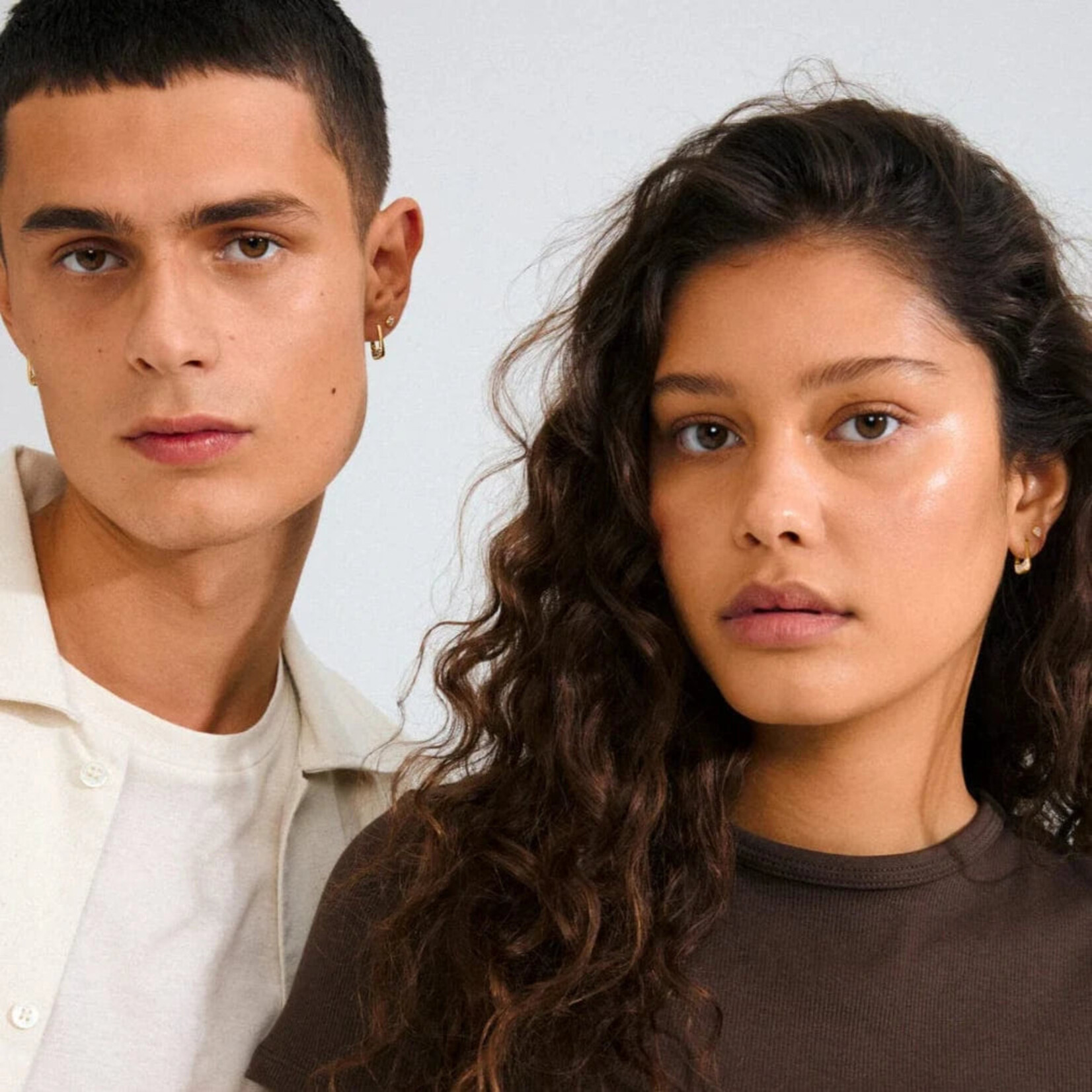 Pilgrim Instant Boucles D'oreilles 2 en 1 Recyclé - Gold Plated