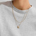Pilgrim Between Collier 2 en 1 Recyclé - Gold Plated