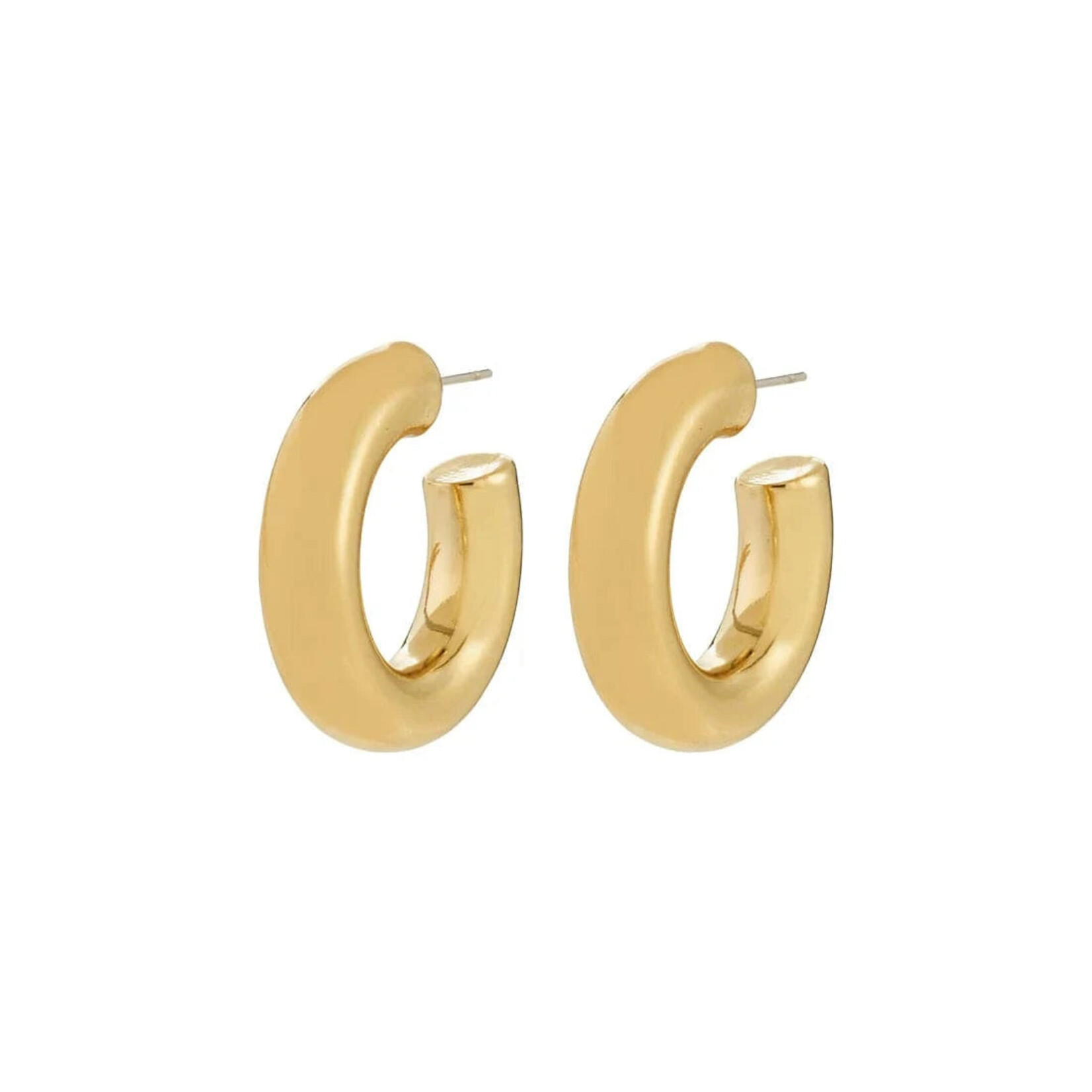 Pilgrim Phase Boucles D'oreilles Recyclé - Gold Plated