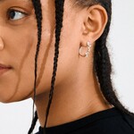 Pilgrim Hadley Boucles D'oreilles Recyclé - Silver Plated