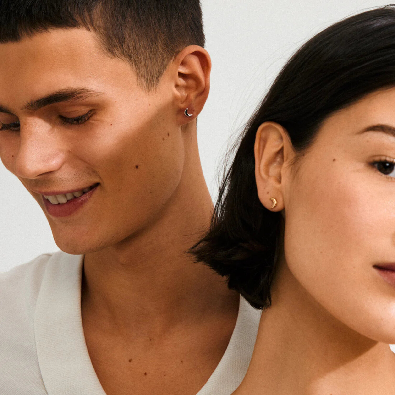 Pilgrim Between Boucles D'oreilles Recyclé - Gold Plated