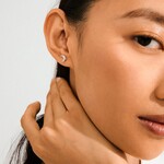 Pilgrim Between Boucles D'oreilles Recyclé - Silver Plated