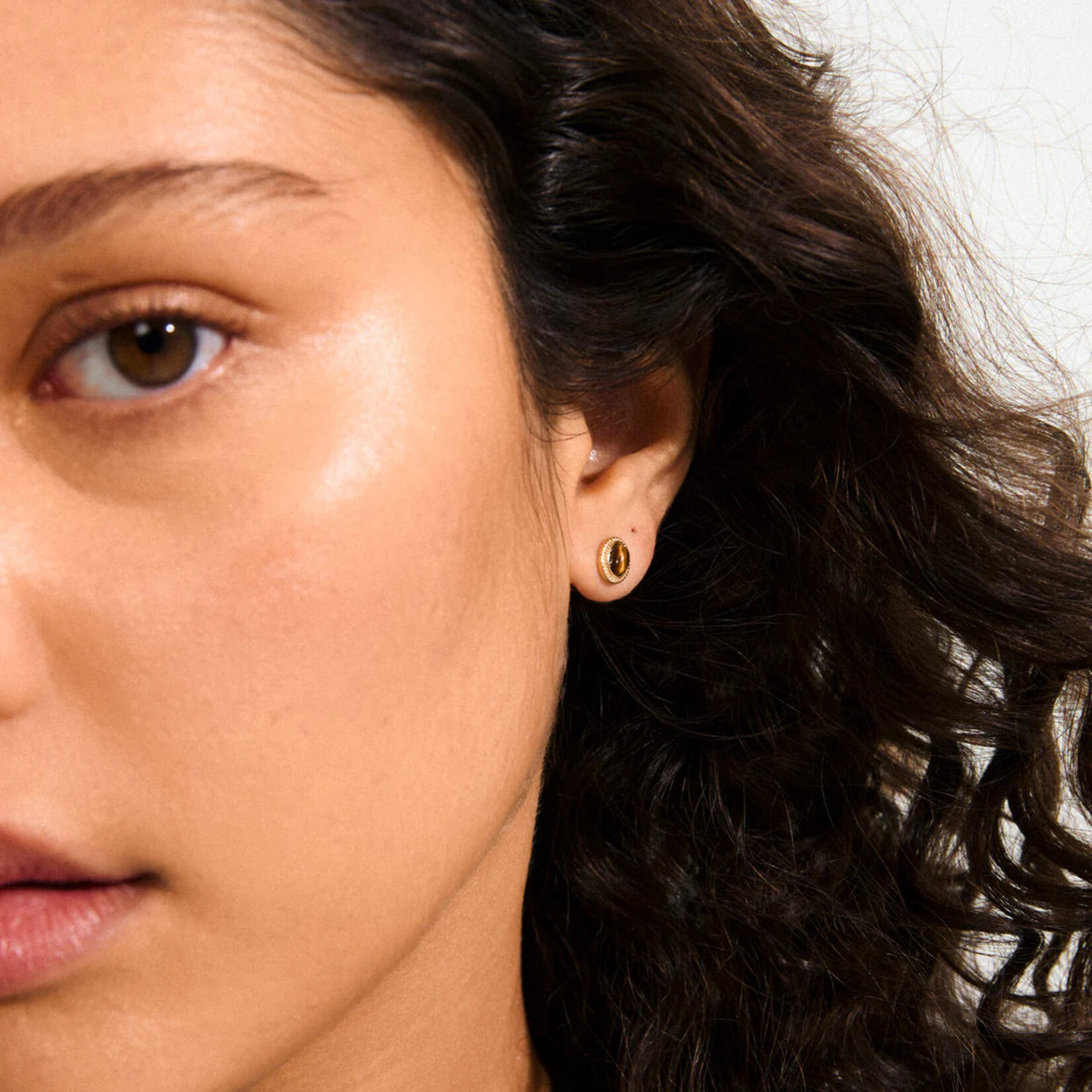 Pilgrim Between Boucle D'oreilles Recyclé - Gold Plated