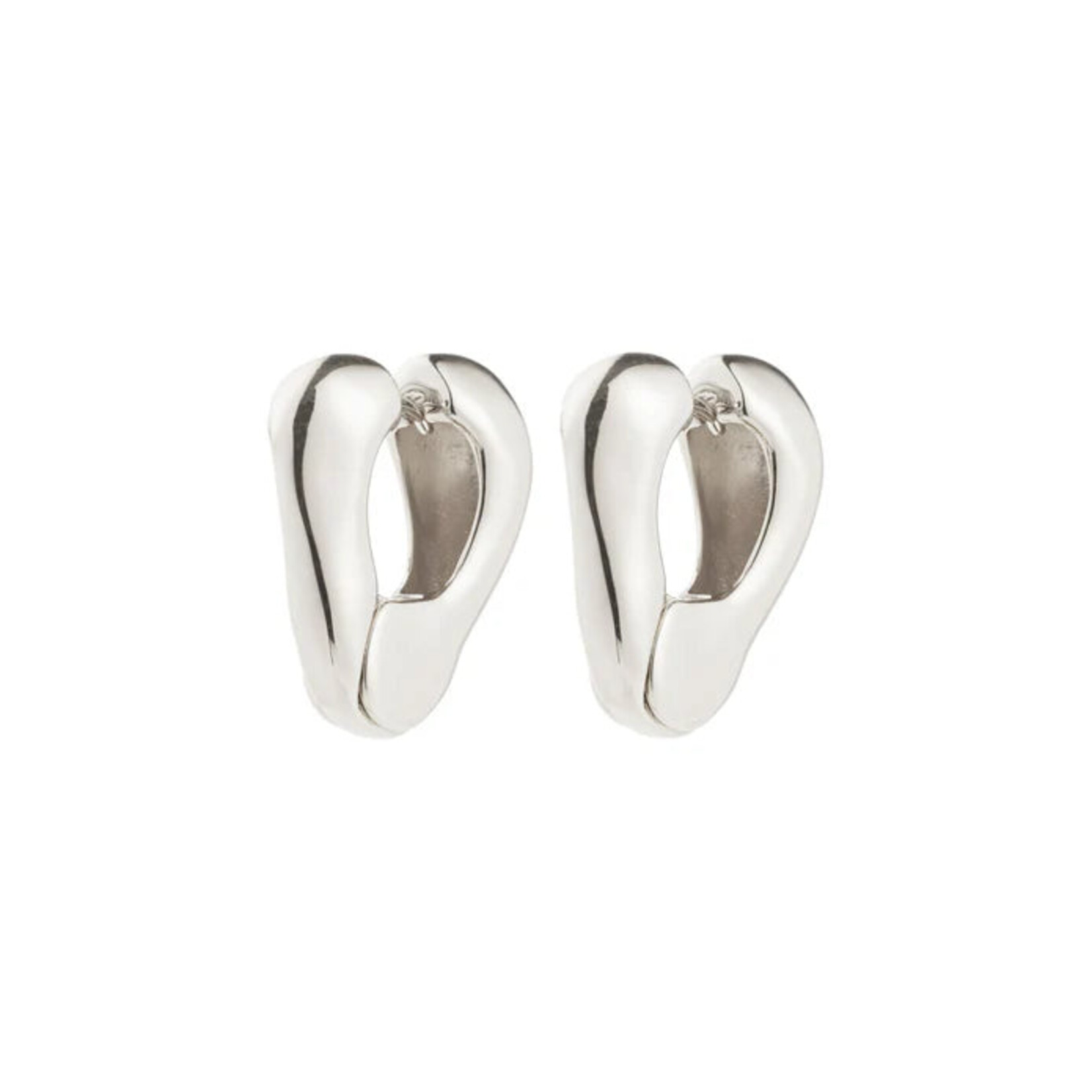 Pilgrim Free Boucles D'oreilles Recyclé - Silver Plated