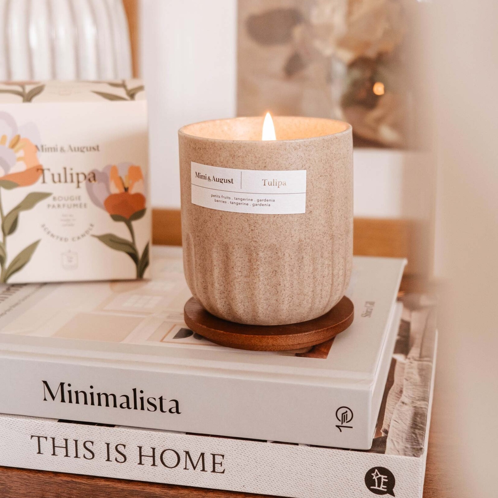 Mimi & August Tulipa - Bougie réutilisable 11oz